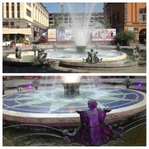 Фонтан у кинотеатра "Москва"